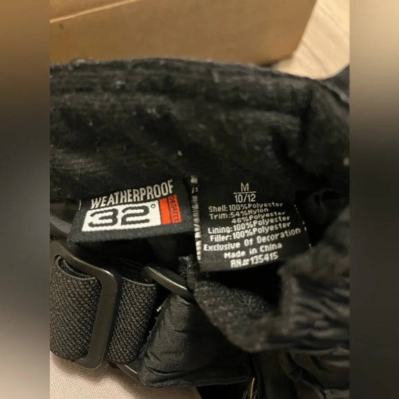 Weatherproof 32° Boy's Zip Off Suspender Snow Pants Polyester Black S 10/12 - Picture 3 of 4